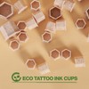 INKin Biodegradable Tattoo Ink Cups Medium 12mm - 200Pcs Disposable