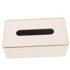 Sosoport Rectangular Household Tissue Storage Box with Premium PU Leather