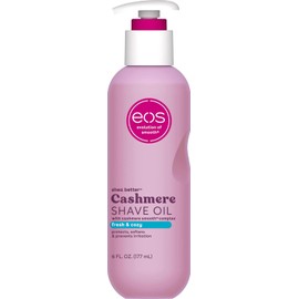 eos Cashmere Shave Oil, Fresh & Cozy, Soothing and Moisturizing, Prevents Irritation and Razor Burn, Entire Bikini Area-Approved, 6 fl oz