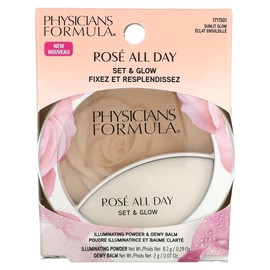 Physicians Formula Rose All Day Set & Glow Illuminating Powder & Dewy Balm, Sunlit Glow 1711501