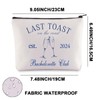 JNIAP Last Toast On The Coast Bachelorette Makeup Bag Coastal