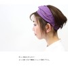 Hair Band Cross Design Mustard Solid Color Washable 100% Cotton