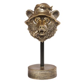 Newinhome Handcrafted Resin Sculpture (Bear)- Modern Home Decor Accent, Trending Living Room & Office Decor, Elegant Tabletop & Shelf Decor for Desk, Bookshelf, Nightstand - Unique Gift Idea