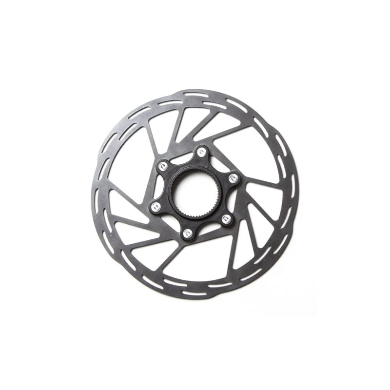 Clarks Cycle Systems A1 Black Centrelock Disc Brake Rotor, Silver/Black,