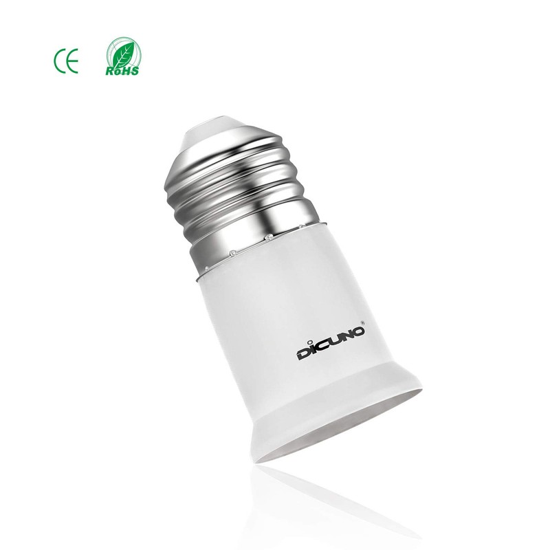 DiCUNO E26 to E26 Socket Extender, 3CM/1.18IN Socket Extension, 165℃