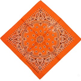 The largest selection Paisley Bandana 55x55 Pattern, Standard, Regular, Regular, orange