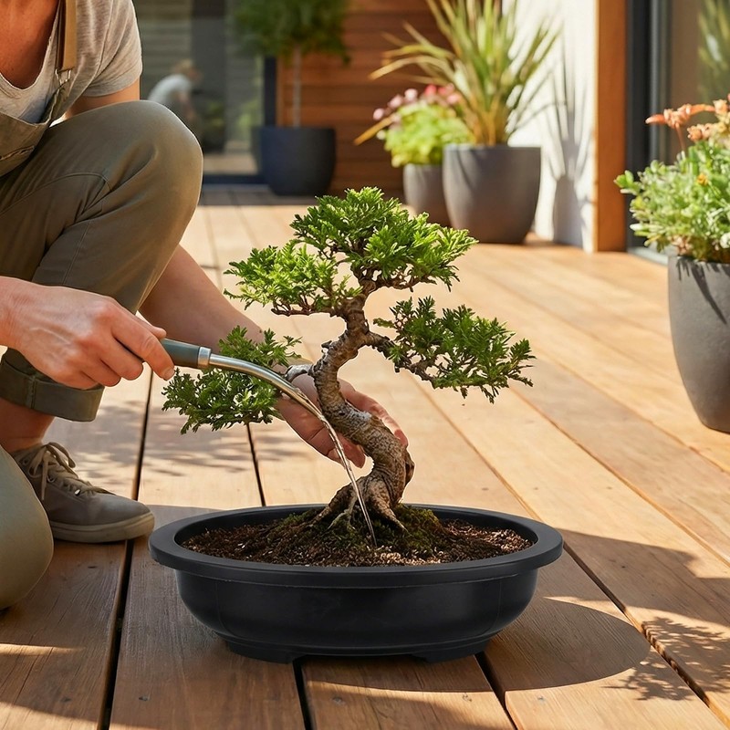 HAKZEON 12 Pcs 12 Inch Bonsai Training Pots, Matte Finish