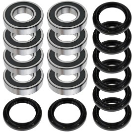 Caltric 8 Front Rear Wheel Knuckle Bearing Seal For Yamaha Viking Vi Yxc700 2015-2018