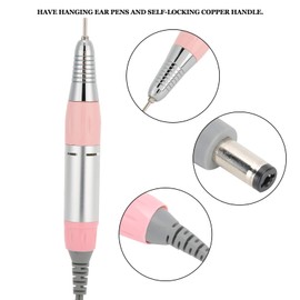 Electric Nail File Handpiece, Nail Drill Handpiece Replacement, Nail Drill Machine Handpiece Grinder, Metal Grinding Polishing Pen Handle Nail Art Accessory