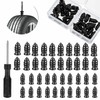 40PCS Car Vacuum Tire Repair Nail Rubber Screw Nails+ Screwdriver