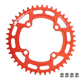 BESNIN 104 BCD Chainring Round 30/32/34/36/38/40/42/44/46/48/50/52 Teeth Bicycle Chainring Narrow Wide for 7/8/9/10/11/12-Speed MTB, BMX, Mountain Bike, Road Bike