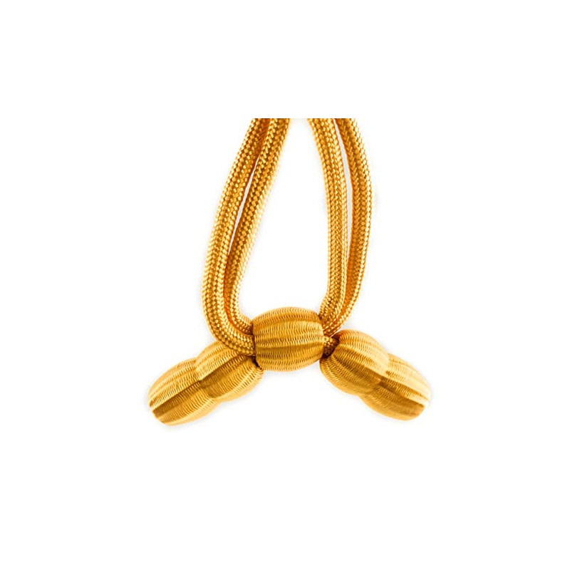 M & F Western Men's Acorn Cavalry Hat Band Yellow