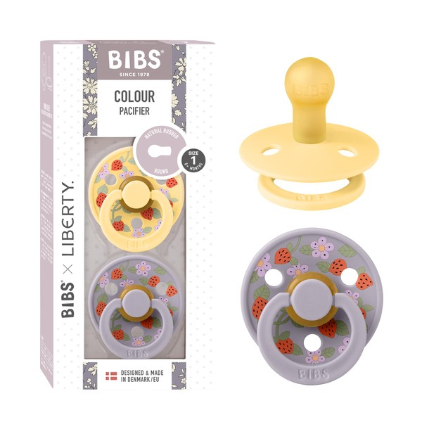 BIBS Colour Liberty Pack of 2 BPA Free Cherry Shape