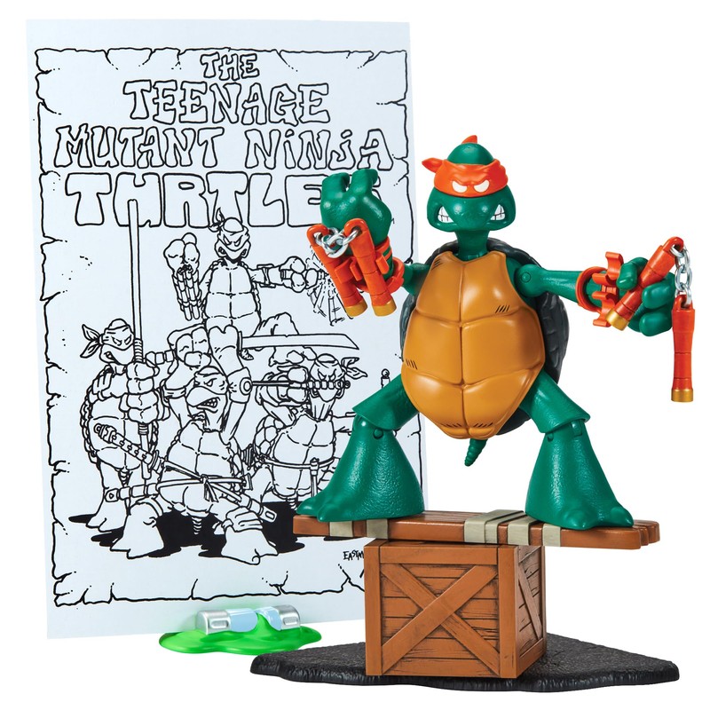 TMNT Classic Sketch Turtle FIG Michelangelo