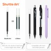 Retractable Gel Pen Refills, Shuttle Art 30 Pack Black Rollerball