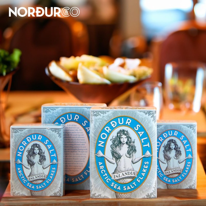 Arctic Sea Salt Flakes 250 g in Metal Tin