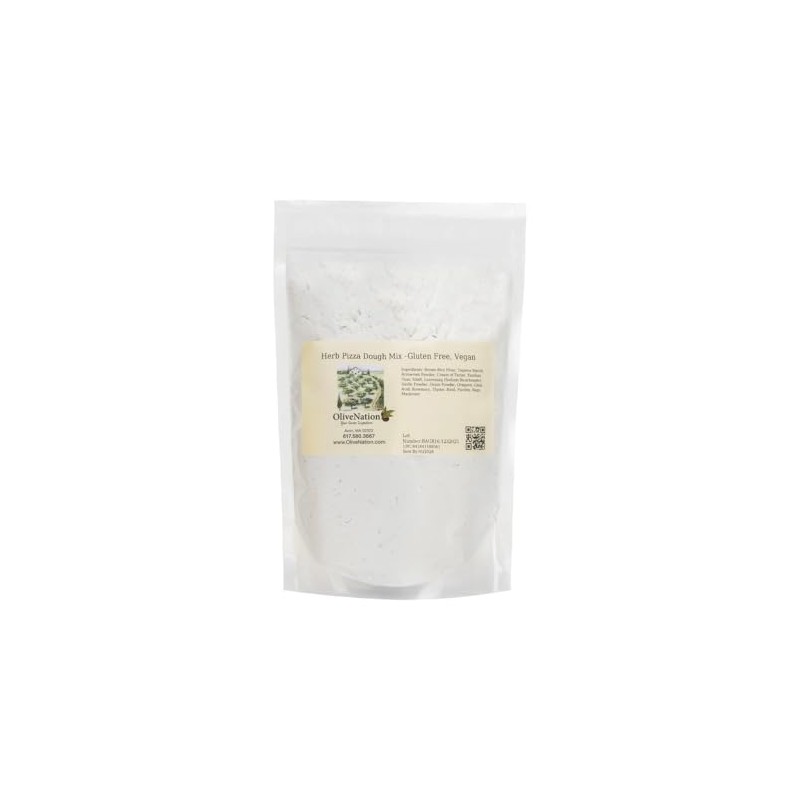 GF Pizza Crust Mix, OliveNation Herb Pizza Dough Mix -