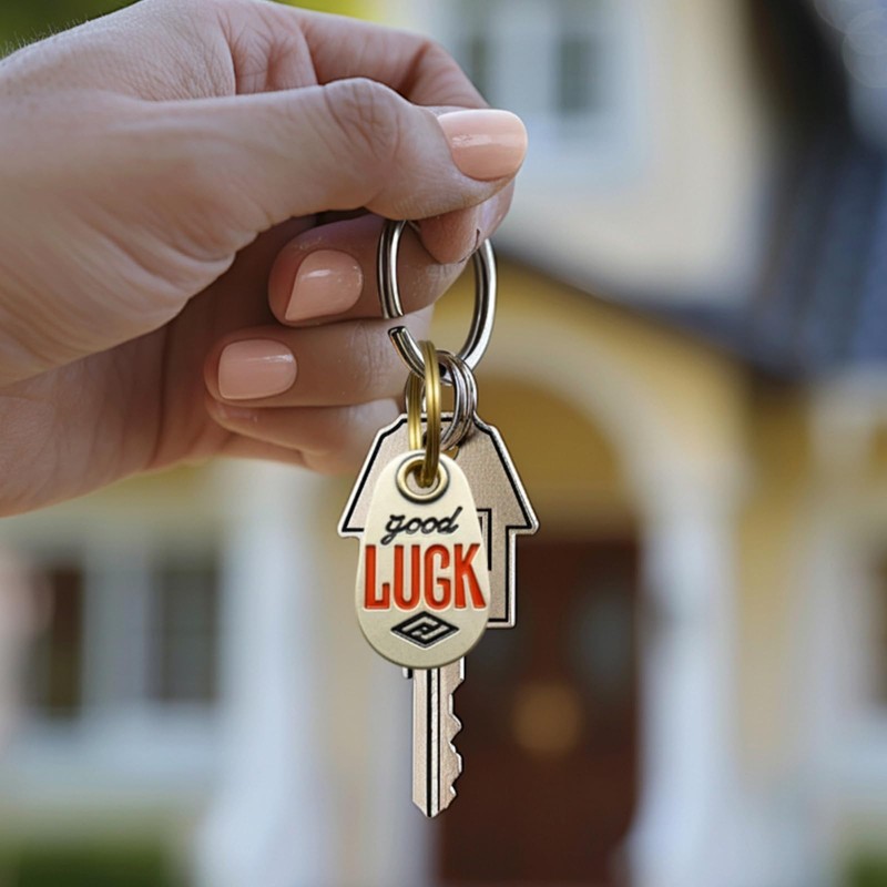 ZTFT Key Holder, Fashionable, Set of 2, Practical Accessories, Lucky