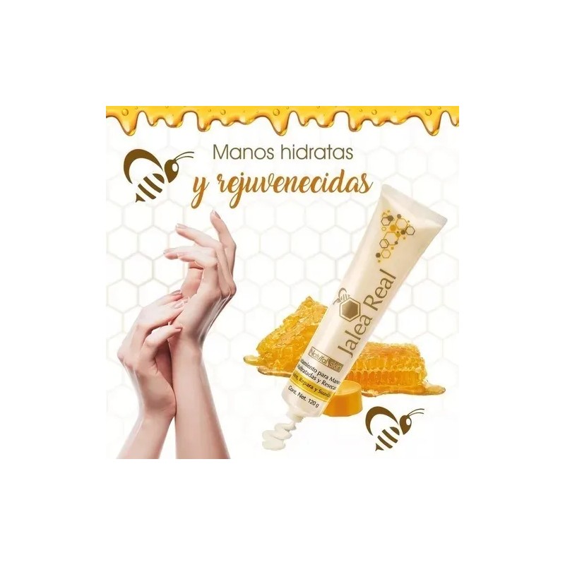 Crema Manos Maltratadas Jalea Real Natural Skin Arabela