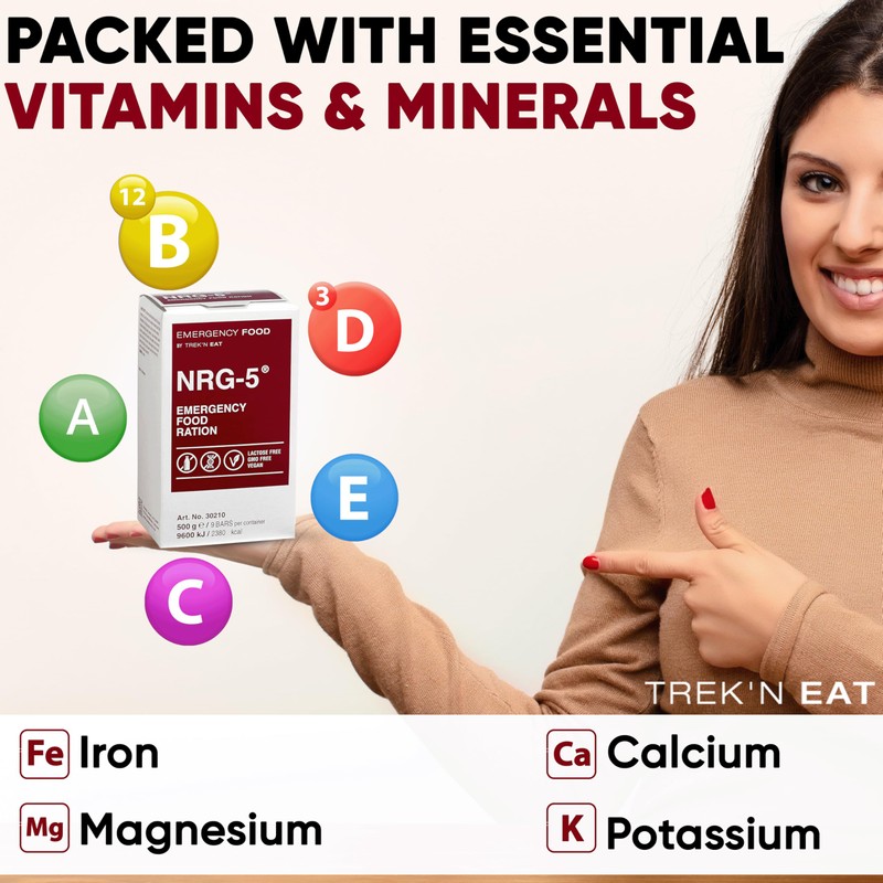 Katadyn NRG-5 Emergency Food Ration 500g Pack of 1 (9
