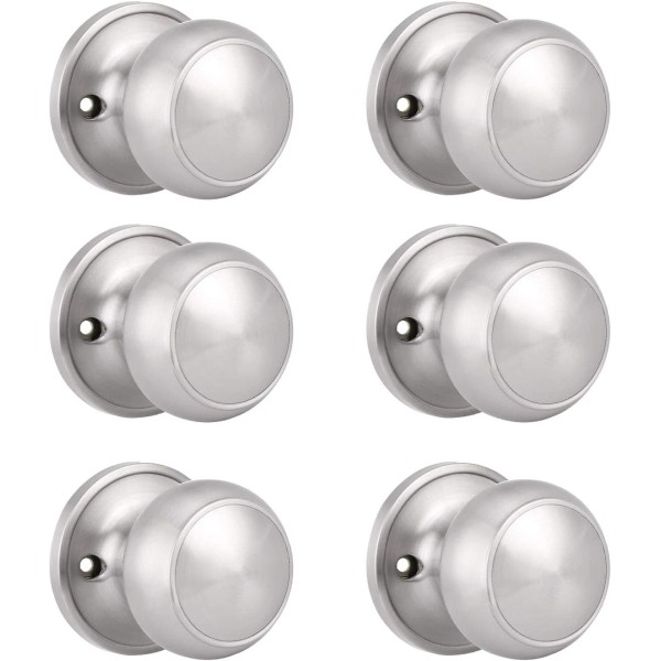 Does not apply 6 Pack Classic Closet Door Knobs Dummy