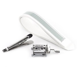 Walfront 15 Tone DIY Handkurbel Spieluhr Bewegung, Hinweis DIY Musik Punch mit 20 Musik Papiere, Machen Sie Ihre Eigene Music Box Kit