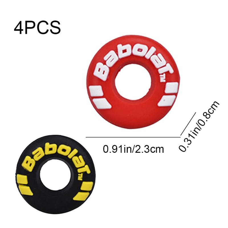 XIXILINRUIYUN 4 Pcs Rubber Tire Shape Vibration Dampener Durable Tennis