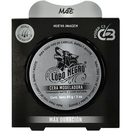 LOBO NEGRO Cera Modeladora Terminado Matte, 85 g
