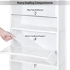 Univivi Hanging Yarn Storage Organizer with 6 Zipper Closure Compartments,