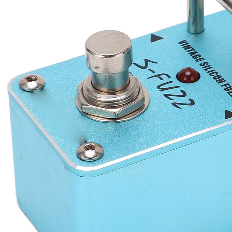 Fuzz Electric Guitar Pedal Accurate Blue Metal Mini Single Effect