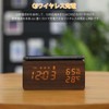 Alarm Clock, Desktop, Digital, Multi-functional, Wood, Qi Wireless Charger, Snooze,