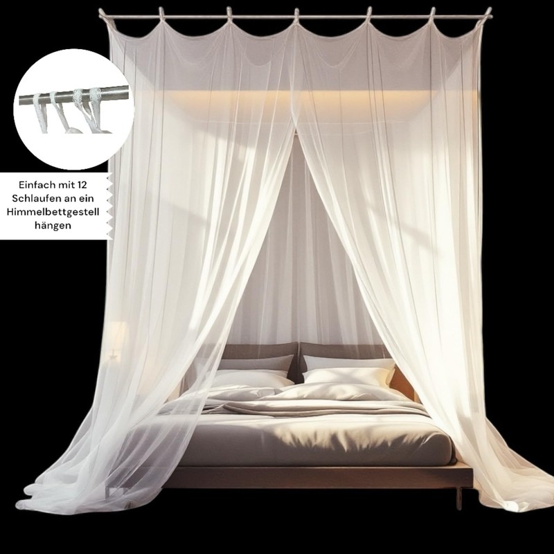 EverChoice Canopy Mosquito Net Bed Canopy for Double & Single