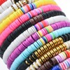 3000Pcs Clay Beads Flat Round Polymer Bead Vinyl Heishi Beads