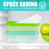 Ruioomeep Set of 2 Ice Cream Containers, 1.5 L, BPA-Free,