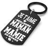 Allpeak Cadeau Maman Mamie Cadeau Noel - Porte Clef -