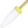 PANA Professional USA Ceramic White Flame Cone Shaped Bit Nail
