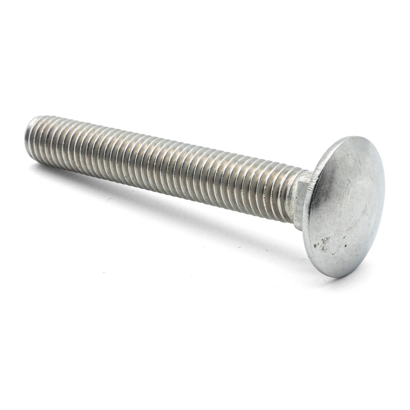 Hippo Hardware M8 (8mm X 120mm) Carriage Bolts Cup Square