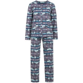 Zeitlos Women's Thermal Pyjamas Winter Set, mint