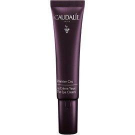 CAUDALIE Premier Cru La Crema de Ojos Antiedad Para Arrugas y Ojeras 15 mL Premier Cru Contorno de Ojos: lujosa crema antiedad e iluminadora con patente de longevidad y extracto de relleno natural.