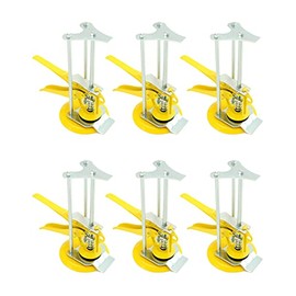 QWORK Tile Locator, Tile Leveling System, 6 Pack Wall Tile Height Regulator Locator, Adjustable Height 1-10cm, Labor Saving Arm, Heighter Leveler lift, for Building Walls Floor Doors and Cabinet