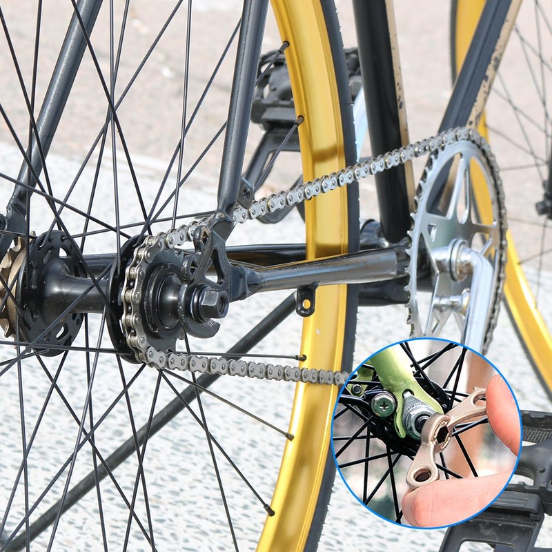 GLADFRESIT Bike Crank Removal Tool,Essential Repair Safety Hook Bottom for