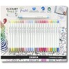 Zebra Marcador Retráctil Clickart 24 Piezas Tinta Anti-secado Punto Fino