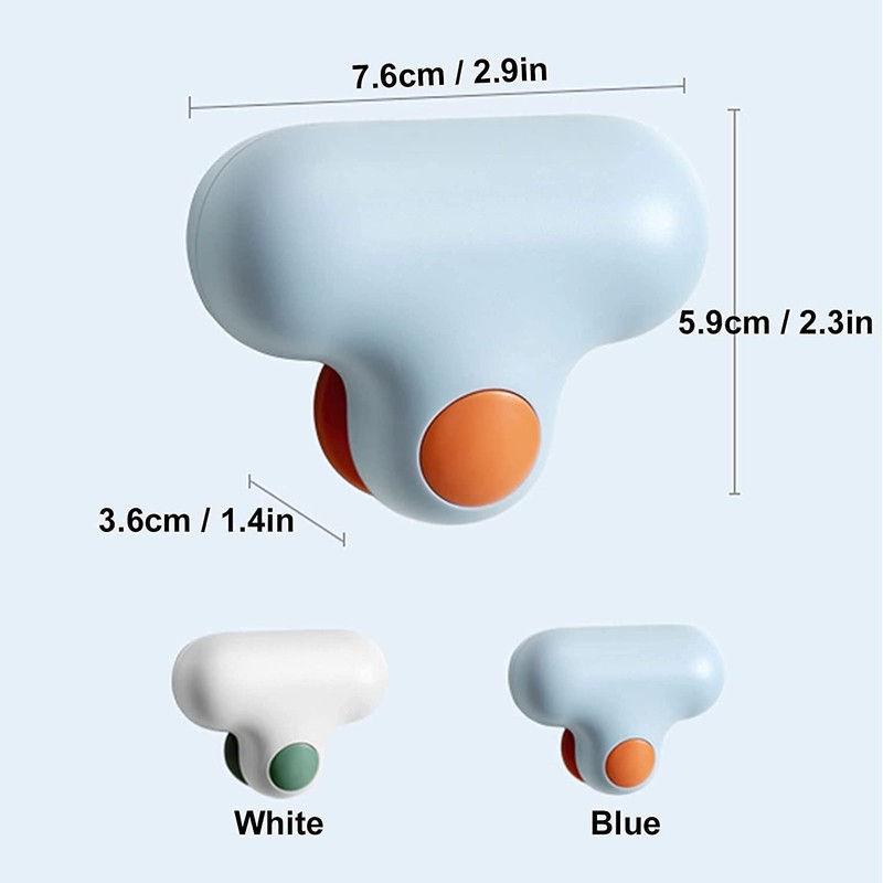 Mini Silicone T-Shaped Mirror Wiper Tool, Glass Cleaner (White)