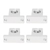 4 Pcs Rail Guide Support Aliminum Alloy Linear Motion Bracket