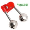 uxcell 20 Pcs Fishing Bells Plastic Clamp Fishing Rod Bite