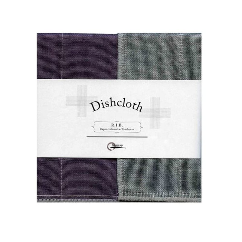 Nawrap Binchotan Charcoal Dishcloths, Naturally Anti-Odor, Set of 3, Aqua,
