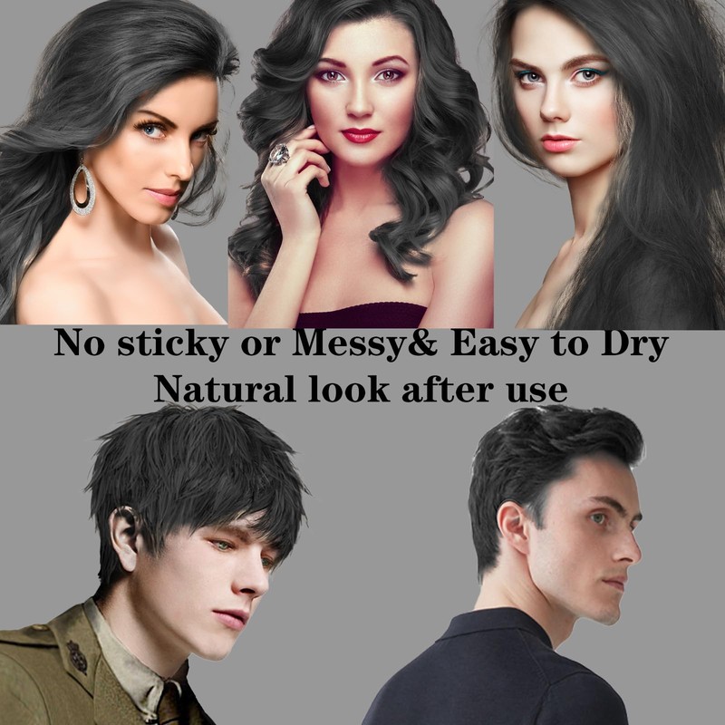 HaiolorPro Black Temporary Hair Colour Washable