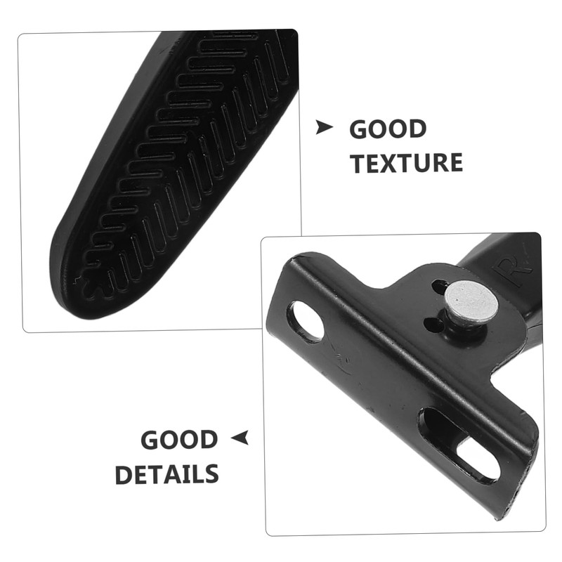 ABOOFAN 1Pair Folding Bike Pegs Lightweight Metal Foot Rest for