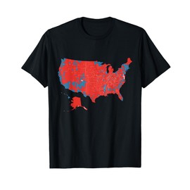 Accurate Map of 2024 Election Results T-Shirt
