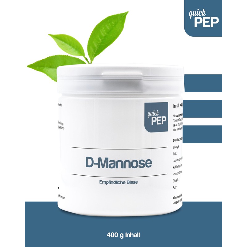 quickPEP D-Mannose Powder High Dose 400 g - 100% Pure